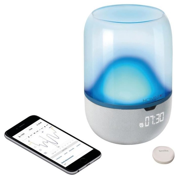 TERRAILLON Lampe HOMNI aide au sommeil connectée - Référence 14354