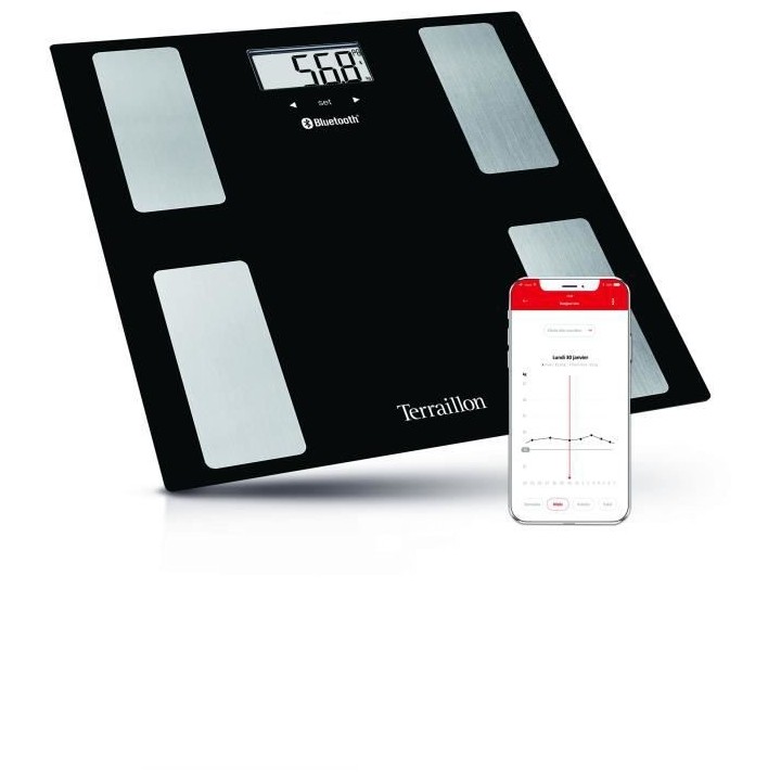 TERRAILLON - Impédancemetre connecté Web Coach Move - Analyse des ma