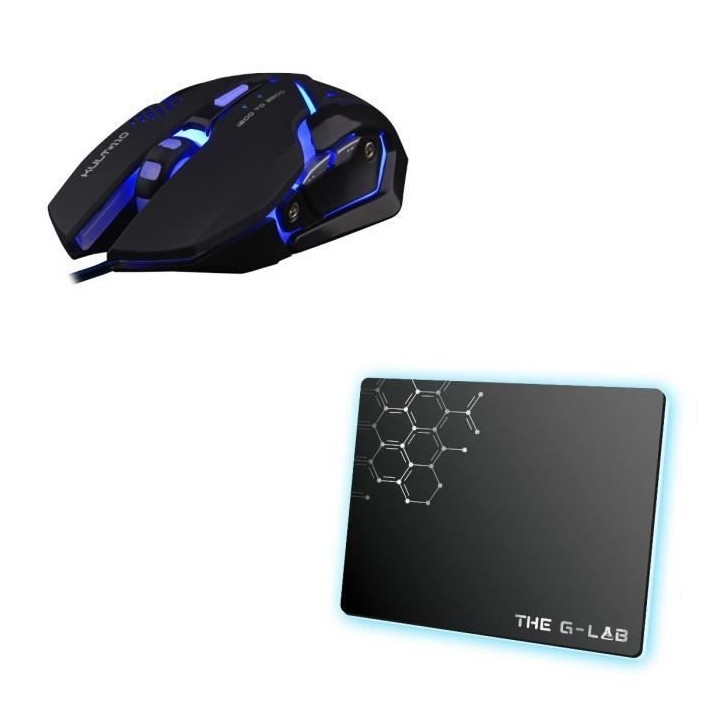 THE G-LAB COMBO ARGON Clavier FR Rétroéclairé Performance + Souris