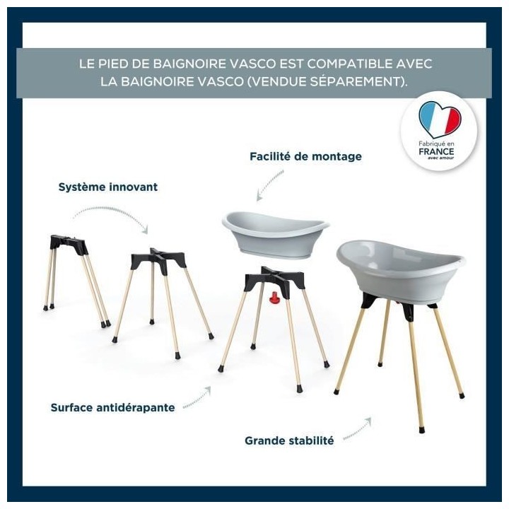 THERMOBABY Pieds de baignoire Vasco