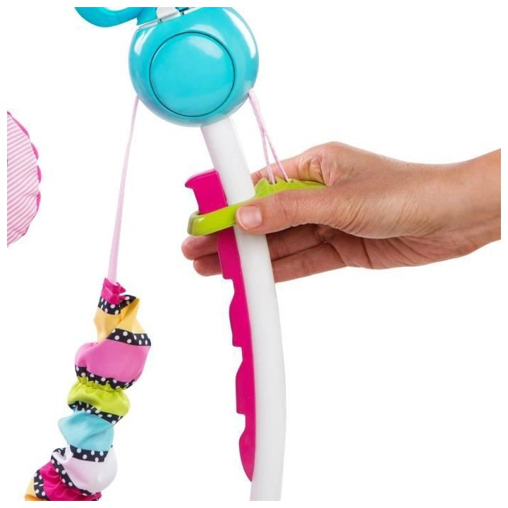 Trotteur Aire d'Éveil a Rebonds Minnie - Rose - Sons et Lumieres - DI