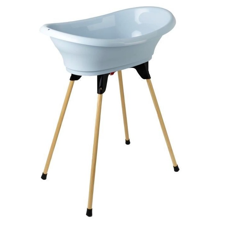 THERMOBABY KIT BAIGNOIRE VASCO Fleur Bleue : baignoire + pieds + tuyau