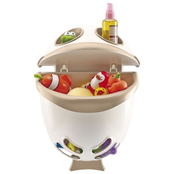 THERMOBABY Bubble fish Conserve lait maternel - Blanc muguet / Marron