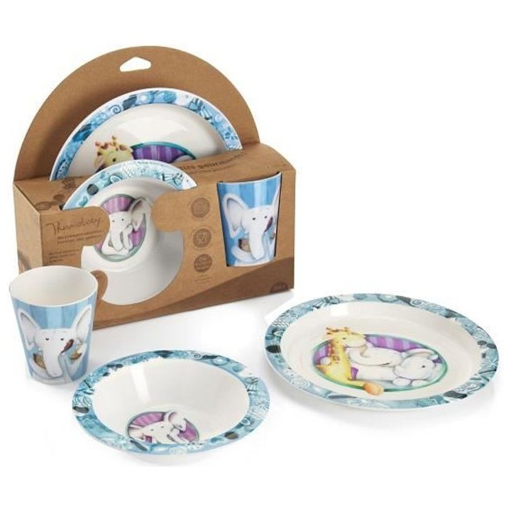 THERMOBABY Coffret vaisselle micro ondes