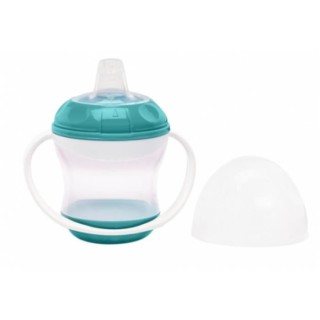 THERMOBABY Tasse anti-fuites + couv - Vert emeraude