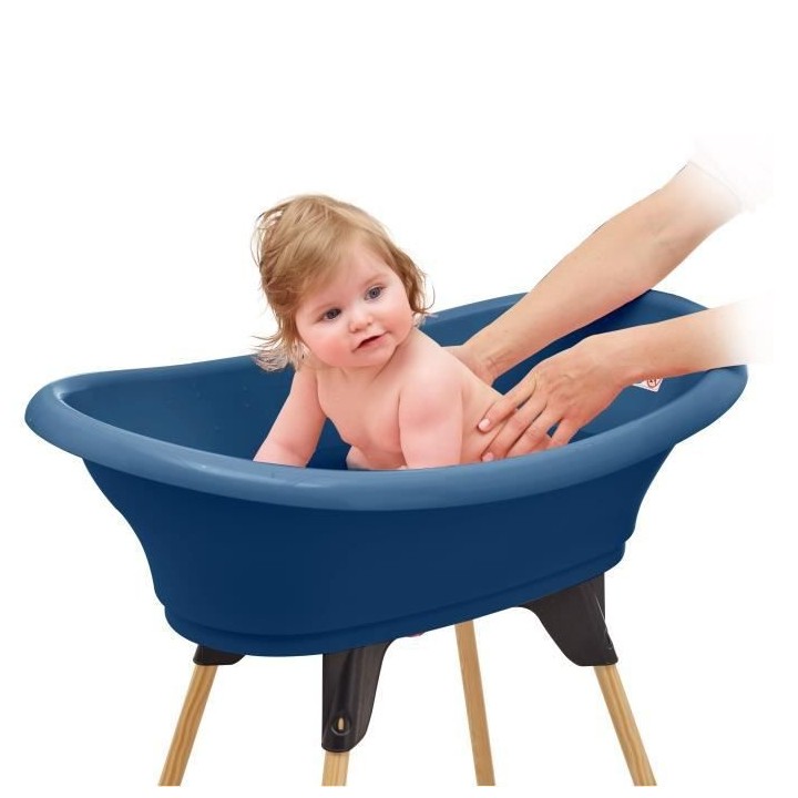 THERMOBABY Kit de bain VASCO : Baignoire + pieds + tuyau de vidange -