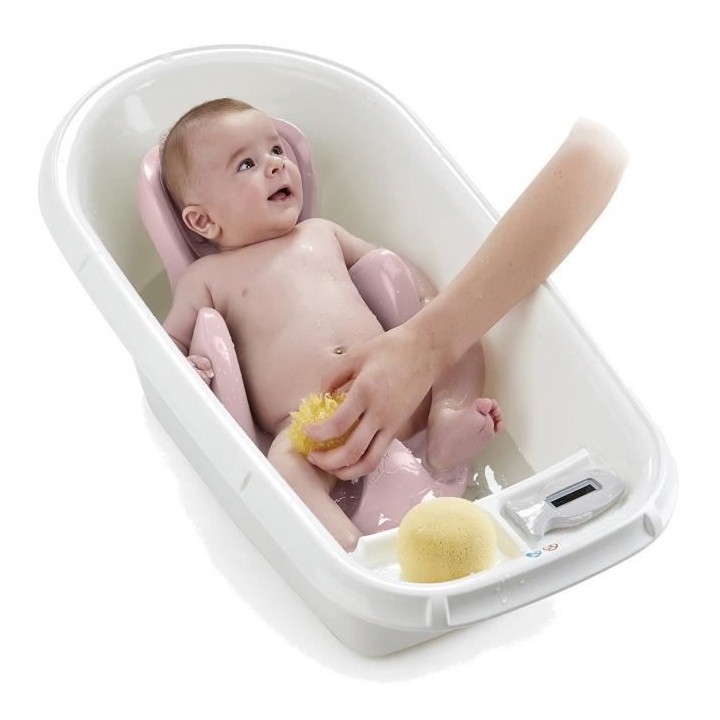 THERMOBABY Transat de bain babycoon - Rose poudré