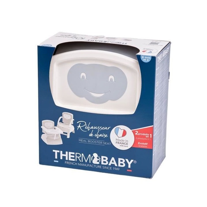 THERMOBABY REHAUSSEUR de Chaise 2 en 1 Gris Charme