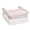 Rehausseur de chaise enfant 2 en 1 THERMOBABY YEEHOP - 6-18 mois - Harnais sécurité 3 points - Tablette amovible - Marron glac