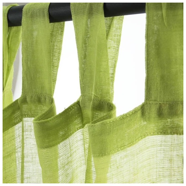 Voilage Premium Coton - 110 x 250 cm - Vert