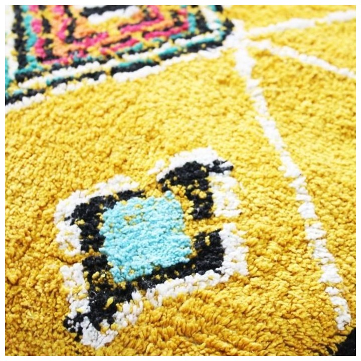 Coussin Berbere Color - 30 x 50 cm - Jaune