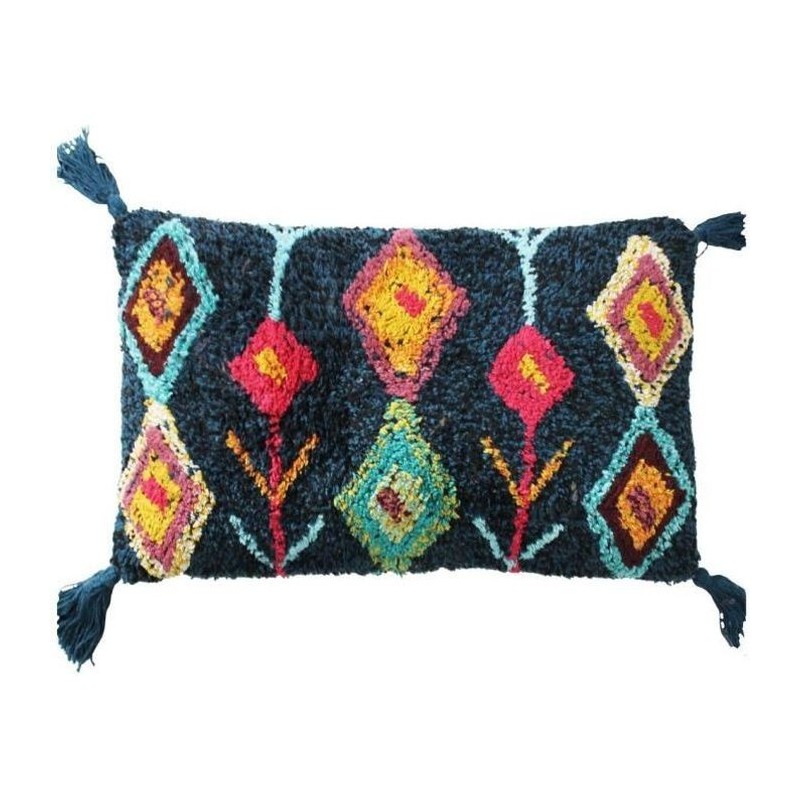 Coussin Berbere Color - 30 x 50 cm - Bleu