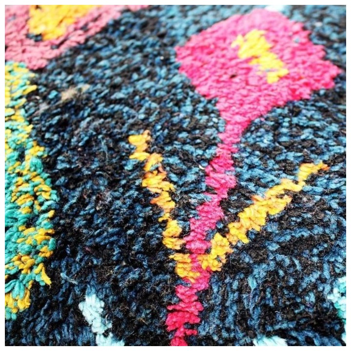 Coussin Berbere Color - 30 x 50 cm - Bleu