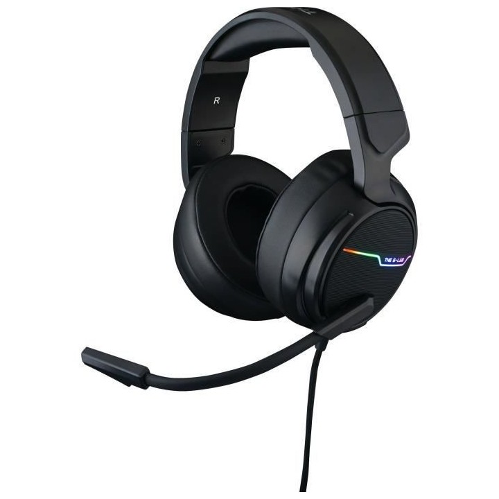 THE G-LAB Korp Thallium Casque avec micro Gaming - 7.1 Digital Sound -