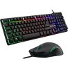 Combo KRYPTON - THE G-LAB - Pack Clavier et Souris Gamer Filaire Rétro - Éclairage RGB