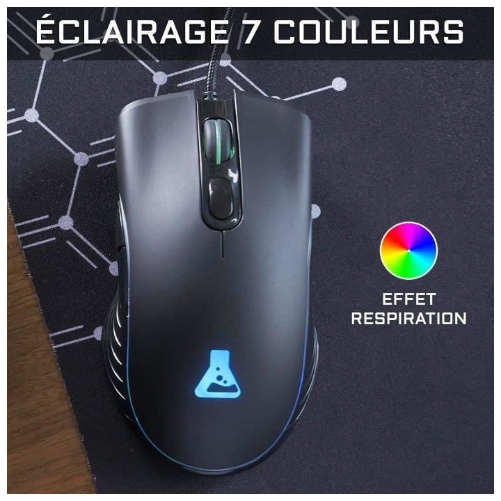 Combo KRYPTON - THE G-LAB - Pack Clavier et Souris Gamer Filaire Rétr