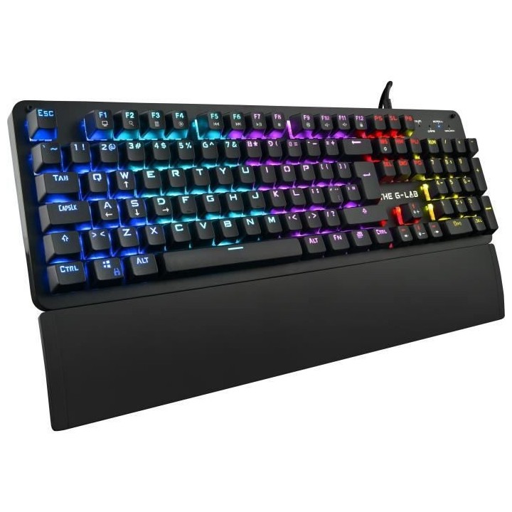 THE G-LAB Gaming KEYZ Carbon Clavier mécanique rétroéclairé - Swit