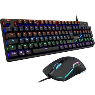 Combo CARBON - THE G-LAB - Pack Clavier et Souris Gamer RGB Filaire -