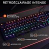 Combo CARBON - THE G-LAB - Pack Clavier et Souris Gamer RGB Filaire - Clavier Gaming Mécanique