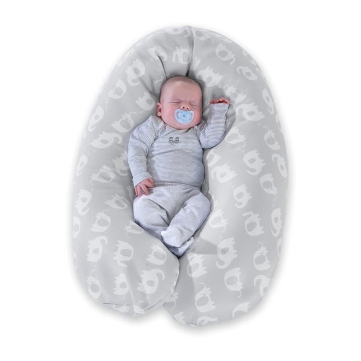 THERALINE Coussin d'allaitement et de maternité 170x34cm Le confort o