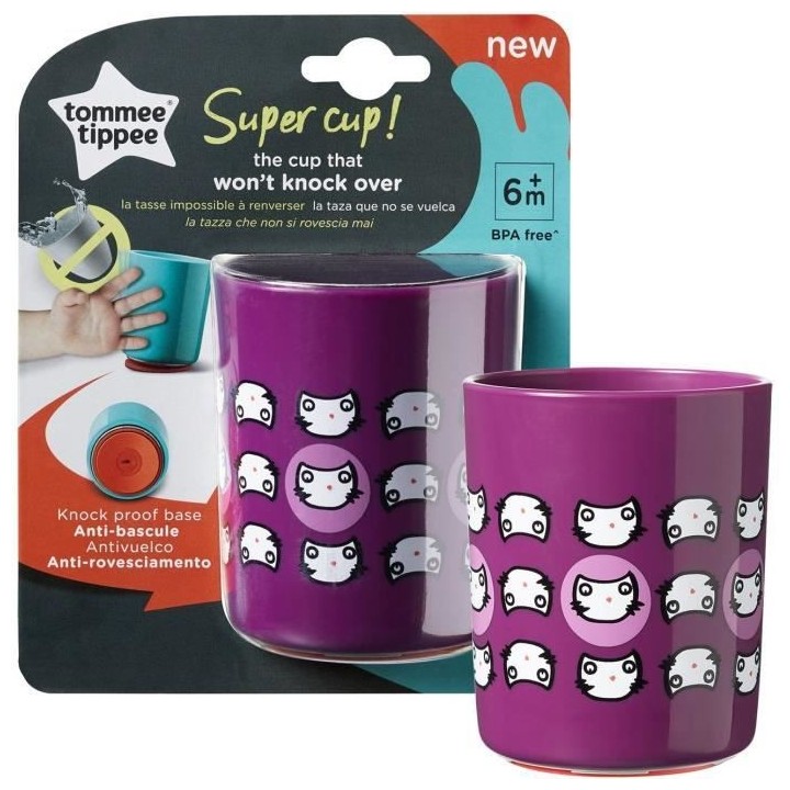 Tommee Tippee Tasse Supercup Violet +6m 190ml