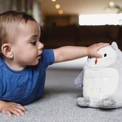 TOMMEE TIPPEE Peluche aide au sommeil Grofriend rechargeable - Ollie la Chouette