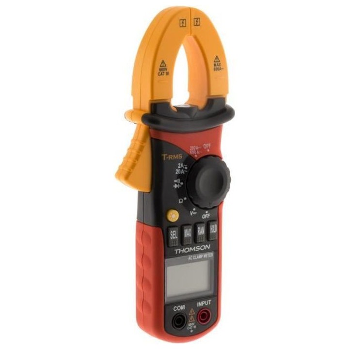 THOMSON Pince amperemétrique autocalibrée - 6 fonctions CAT III 600V