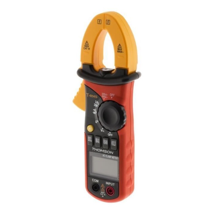 THOMSON Pince amperemétrique autocalibrée - 6 fonctions CAT III 600V