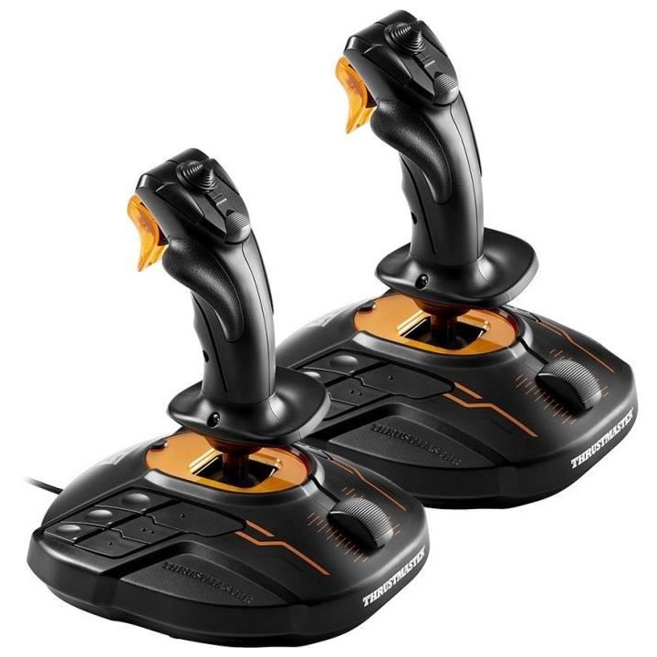 THRUSTMASTER Lot de 2 joysticks HOTAS SPACE SIM DUO STICK - PC T16000M