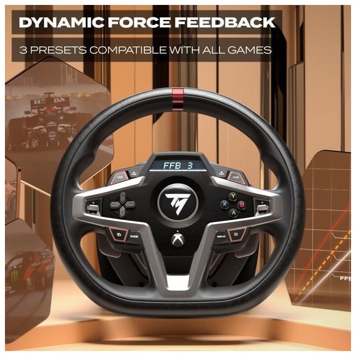 THRUSTMASTER T248 Volant de Course et Pédales Magnétiques pour Xbox