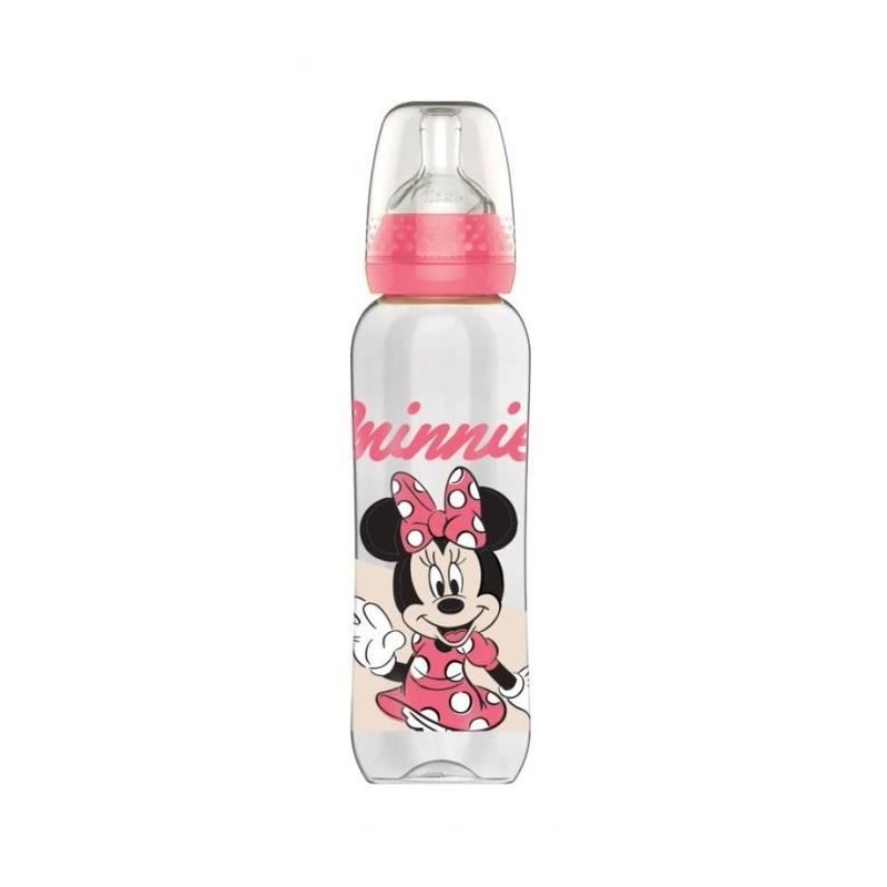 TIGEX Biberon col étroit Air control tétine silicone +6 mois Minnie 330ml