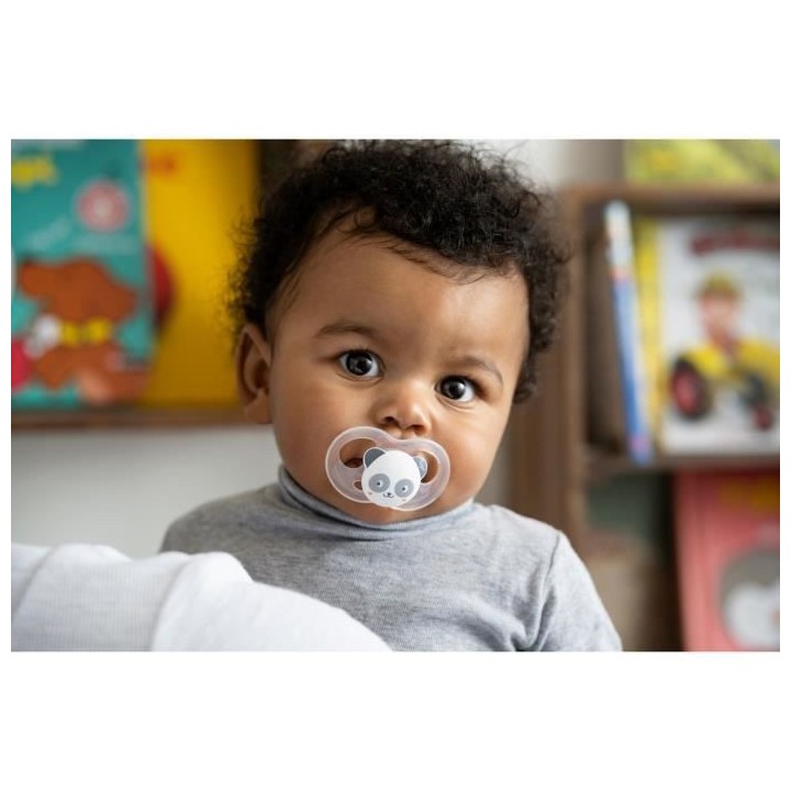 TIGEX 2 Sucettes Soft Touch Silicone Taille 18m+ Biche chat Fille