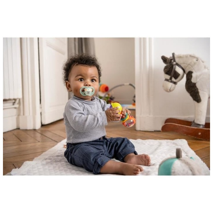 TIGEX 2 Sucettes SOFT TOUCH NIGHT Silicone 6-18m PHOSPHO
