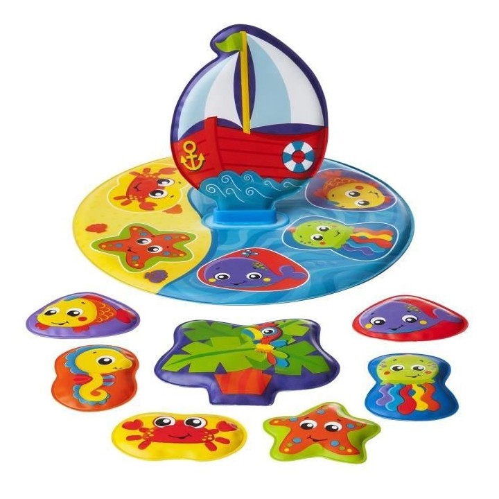 TIGEX Puzzle de bain L'île Flottante