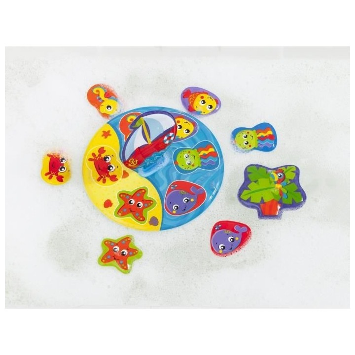 TIGEX Puzzle de bain L'île Flottante