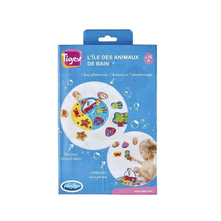 TIGEX Puzzle de bain L'île Flottante