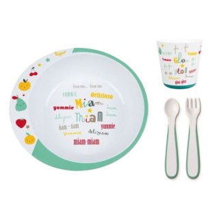 TIGEX Coffret Vaisselle Micro-ondes Miam-Miam