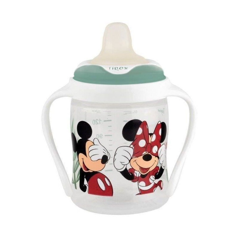 TIGEX Tasse Mickey&Minnie - Bec souple - 150 ml