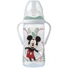 TIGEX Biberon d'apprentissage Mickey - Col large - 3 vitesses - 300 ml - 6 mois+