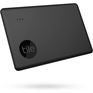 Tile Slim Noir - Localisateur d'objet Bluetooth. Portée de 60 m