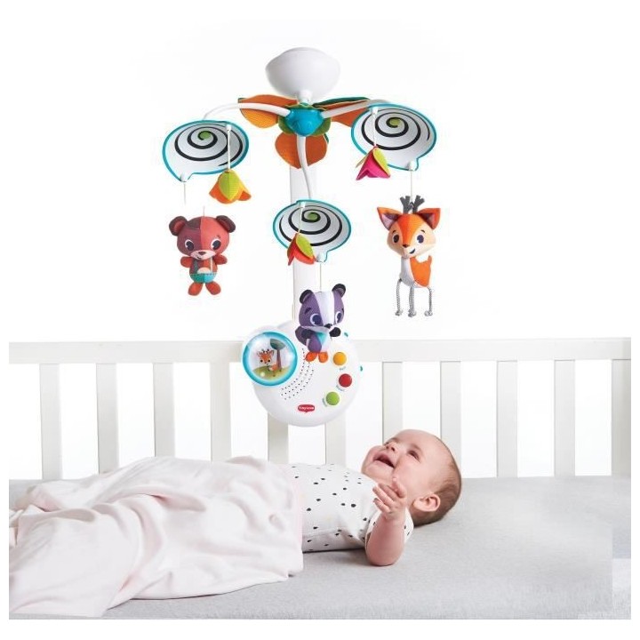 Tiny Love Mobile Musical Classic pour Bébé, 3 Mélodies, Des la Nais