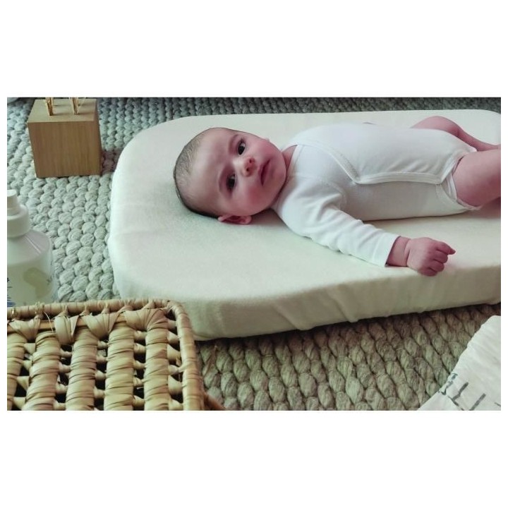 Tineo Housse de matelas a langer viscose de bambou