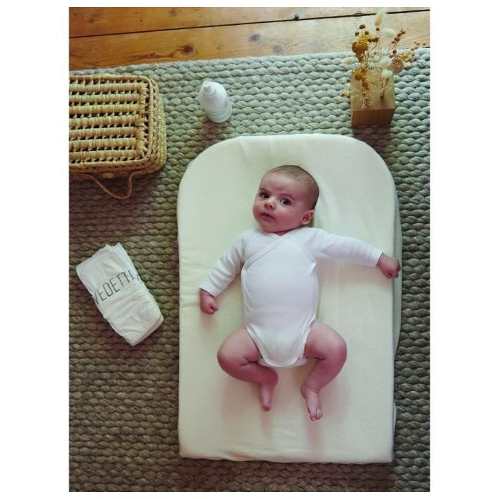 Tineo Housse de matelas a langer viscose de bambou