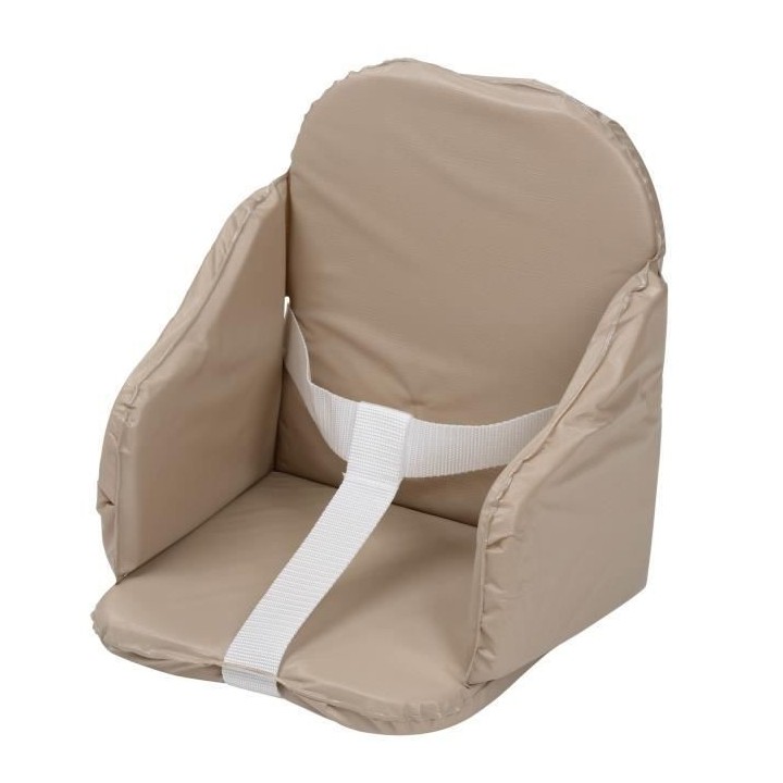 Tinéo Coussin de Chaise PVC a Sangles Taupe