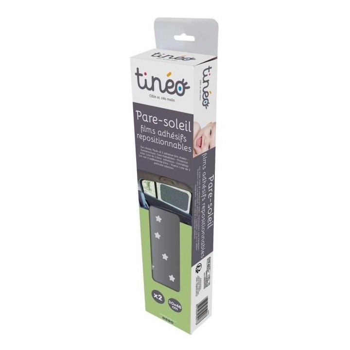 Tinéo Pare Soleil Films Adhésifs Lot de 2