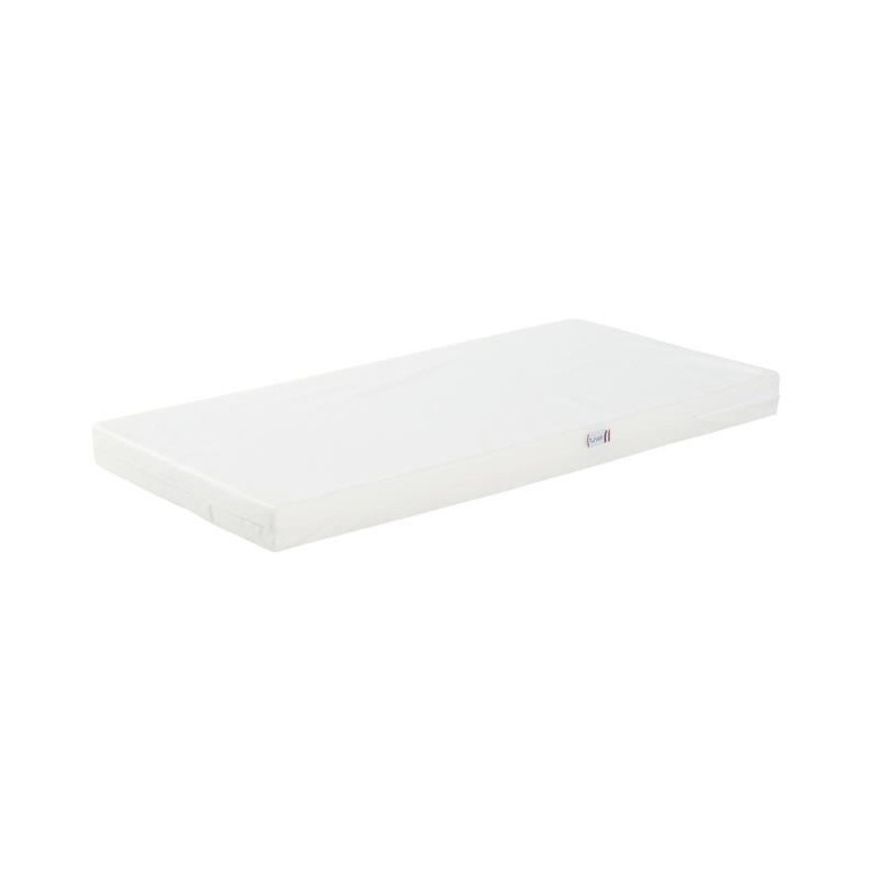 Tinéo Matelas Basic Déhoussable Anti-Acarien 60 x 120 x 8 cm