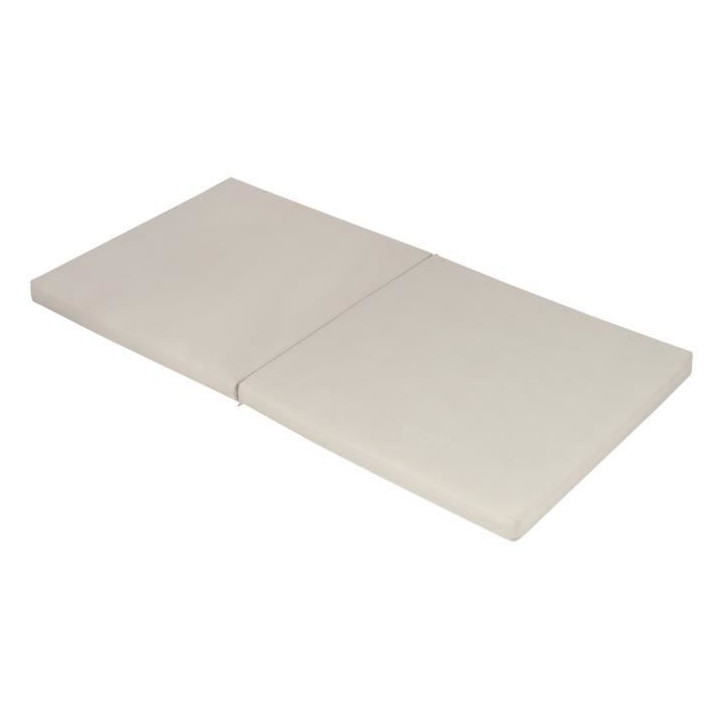 Matelas pliant TINEO 60x120 cm - Epaisseur 4 cm - Pliable en 2