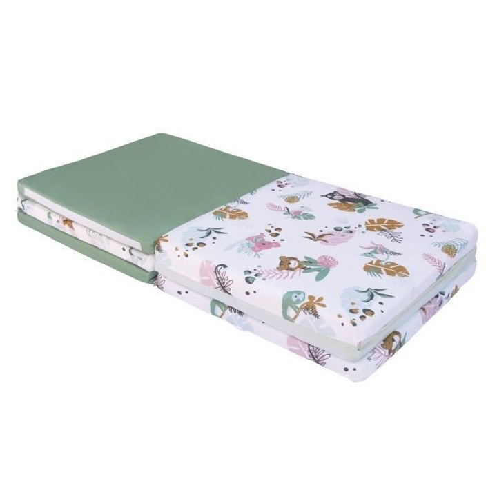 TINEO Maxi Tapis Malin Jungle Buddies 5 en 1 - Evolutif - Déhoussable