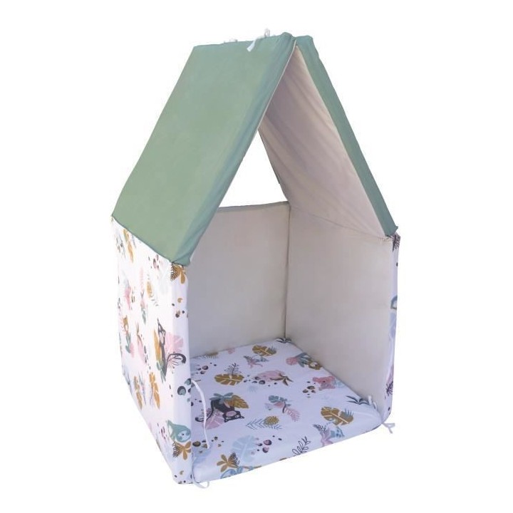 TINEO Maxi Tapis Malin Jungle Buddies 5 en 1 - Evolutif - Déhoussable