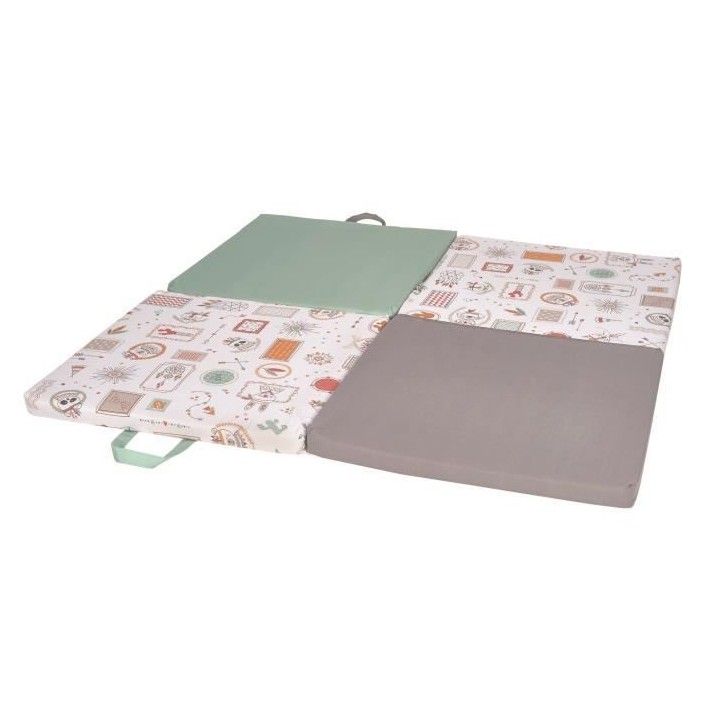TINEO Tapis Malin Indian Spirit 3 en 1 - Evolutif - Déhoussable - 120